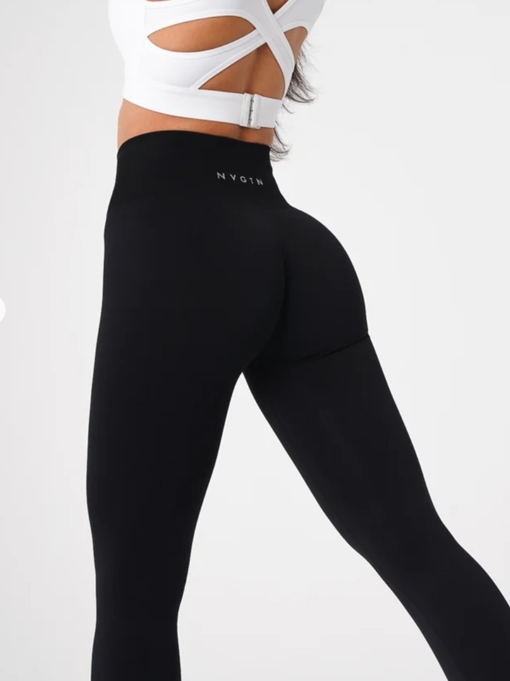 NVGTN High-Waist Black Sculpting Leggings